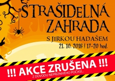 Akce STRAŠIDELNÁ ZAHRADA – ZRUŠENA