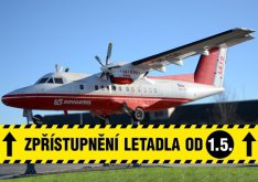 Letadlo L-610 v areálu REC Group je zpřístupněno veřejnosti