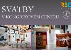 Svatby v Kongresovém centru nyní se slevou 15 %