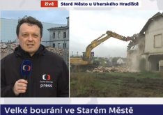 Bourání cukrovaru - reportáž v České Televizi